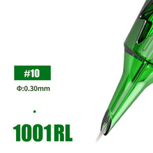 Load image into Gallery viewer, 10Pcs/box Disposable Original Tattoo Needle RL RS Disposable Sterilized Safety Tattoo Needle for Cartridge Machines Grips
