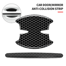 Load image into Gallery viewer, 2Pcs/4Pcs Car Rear Mirror Door Bowl Handles Reflective Protective Sticker Film Protector Trim Sticker Anti-Scratch Car Handle Bowl Strip Protection
