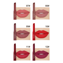 Load image into Gallery viewer, 12 Colors Velvet Matte Lipstick Waterproof Sweatproof Long-lasting Non-fading Portable Lip Gloss Lip Makeup Cosmetics
