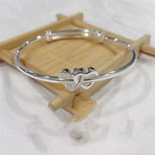Load image into Gallery viewer, Double Heart-shaped Interlocking Bracelet Niche Sweet Adjustable Bracelet Alloy Hand Jewelry Accessory
