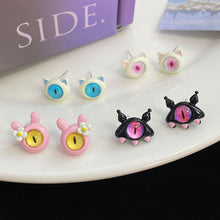 Load image into Gallery viewer, Funny Cute Monster Earrings Fashionable Personalized Alloy Earrings Ear Studs Women Jewelry Accessories
