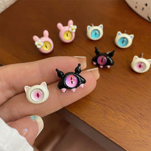 Load image into Gallery viewer, Funny Cute Monster Earrings Fashionable Personalized Alloy Earrings Ear Studs Women Jewelry Accessories
