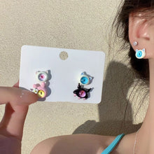 Load image into Gallery viewer, Funny Cute Monster Earrings Fashionable Personalized Alloy Earrings Ear Studs Women Jewelry Accessories
