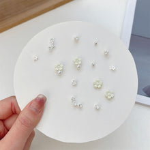 Load image into Gallery viewer, Exquisite Small One-week Earrings Set Cute Sweet Alloy Earrings Ear Studs Jewelry Accessories for Women
