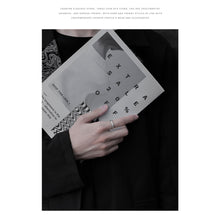 Load image into Gallery viewer, Simple Personalized Men's Ring Stylish Silver Alloy Ring Opening Adjustable Ring Jewelry Accessory for Men
