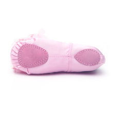 Load image into Gallery viewer, Cute Princess Dance Shoes Children's Soft Soles Free Lace-Up Ballet Shoes Chinese Dance Body Training Special Cat Claw Shoes
