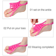 Load image into Gallery viewer, 1 Pair TPR Yoga Stretching Band Muscle Relaxer Foot Bump Massage Improves Flat Feet Soothe Tired Thumb Valgus Corrector
