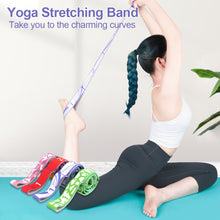 Load image into Gallery viewer, 8-Section Digital Separation Yoga Stretch Band Fitness Exercise Body Sculpting Elastic Band Dance Pilates Gymnastics Resistance Band
