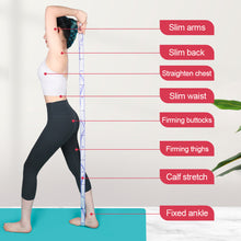Load image into Gallery viewer, 8-Section Digital Separation Yoga Stretch Band Fitness Exercise Body Sculpting Elastic Band Dance Pilates Gymnastics Resistance Band
