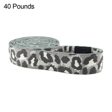 Load image into Gallery viewer, Leopard Print Yoga Pull Band Fitness Exercise Strength Training Body Shaping Elastic Band Squat Buttock Ring 76*8CM

