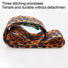 Load image into Gallery viewer, Leopard Print Squat Shape Resistance Band Yoga Pilates Tension Band Elastic Glue Butt Ring Fitness Accesorios Gym Equipment

