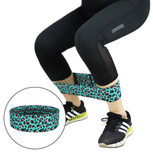 Load image into Gallery viewer, Leopard Print Squat Shape Resistance Band Yoga Pilates Tension Band Elastic Glue Butt Ring Fitness Accesorios Gym Equipment

