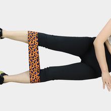 Load image into Gallery viewer, Leopard Print Squat Shape Resistance Band Yoga Pilates Tension Band Elastic Glue Butt Ring Fitness Accesorios Gym Equipment
