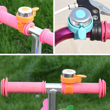 Load image into Gallery viewer, 1PC Strap Kids' Bike Bell Scooter Trolley Candy Color Super Loud Bell Fun Bike Accessories
