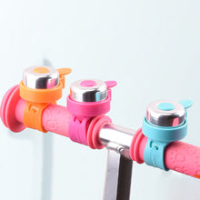 Load image into Gallery viewer, 1PC Strap Kids' Bike Bell Scooter Trolley Candy Color Super Loud Bell Fun Bike Accessories
