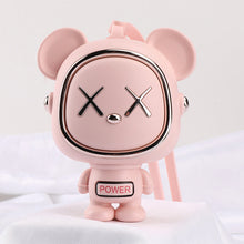 Load image into Gallery viewer, Space Bear Neck Small Fan Usb Charging Three-Speed Adjustable Wind Without Fan Blade Silent Portable Handheld Fan Summer Cooling Tool
