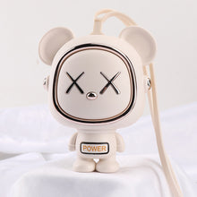 Load image into Gallery viewer, Space Bear Neck Small Fan Usb Charging Three-Speed Adjustable Wind Without Fan Blade Silent Portable Handheld Fan Summer Cooling Tool
