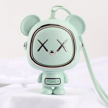 Load image into Gallery viewer, Space Bear Neck Small Fan Usb Charging Three-Speed Adjustable Wind Without Fan Blade Silent Portable Handheld Fan Summer Cooling Tool
