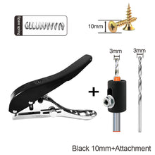 Load image into Gallery viewer, 6/8/10MM Edge Banding Punch Hand Strong Round Hole Flat Bevel Punch Woodworking Pliers Paper PVC Membership Card Puncher
