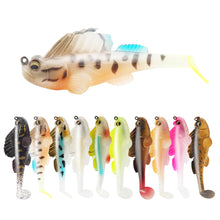 Load image into Gallery viewer, 14G/8CM Hidden Anti-Hanging Bottom Hopping Fish Soft Pvc Coated Lead Head Hook T-Tail Soft Bait Lure Bait Fishing Accessories
