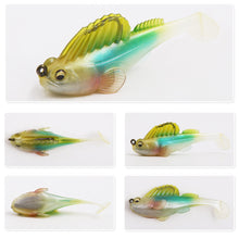 Load image into Gallery viewer, 14G/8CM Hidden Anti-Hanging Bottom Hopping Fish Soft Pvc Coated Lead Head Hook T-Tail Soft Bait Lure Bait Fishing Accessories
