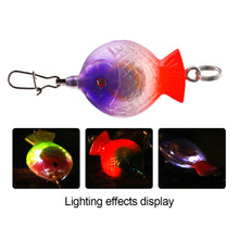 Load image into Gallery viewer, Simulation Dazzling Fish-Attracting Light Rotating LED Underwater Fish Gathering Light Acrylic Luminous Electronic Bait Lure Fishing Bait Accessories

