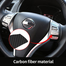 Load image into Gallery viewer, Car Carbon Fiber Steering Wheel Decoration Trim Stickers for Nissan X-trail Xtrail T32 Qashqai J11 Teana J33
