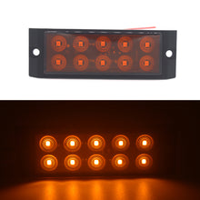 Load image into Gallery viewer, Upgrade 10LED Truck Side Marker Light Clearance Lamp Tail Light Trailer Tractor Lorry Warning Parking Lamp 12V-24V
