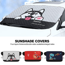 Load image into Gallery viewer, Cartoon Car Windshield Sunshade Cover Foldable Automotive Sun Shade Visor Window UV
