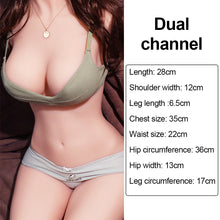 Load image into Gallery viewer, 2 Holes Masturbation Toy Women Vagina Silicone Butt Love Doll Male Masturbators for Men Sexual Dolls Sexshopp Comfortable Pussy
