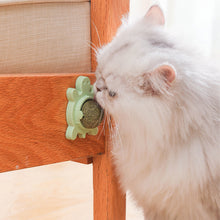 Load image into Gallery viewer, Tortoise Shape Cat Mint Ball Rotating Ball Wall Cat Toy Accessories for Cats Games Catnip Licking Snacks Mint Freshen Breath Pet Supplies

