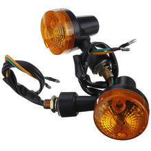 Load image into Gallery viewer, 2Pcs Universal 12V Motorcycle LED Turn Signal Lights Round Indicator Lamp Amber Flashers for Suzuki Honda Kawasaki
