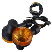 Load image into Gallery viewer, 2Pcs Universal 12V Motorcycle LED Turn Signal Lights Round Indicator Lamp Amber Flashers for Suzuki Honda Kawasaki
