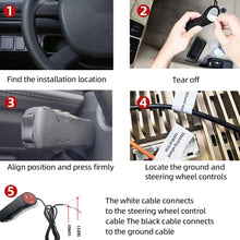 Load image into Gallery viewer, Car Steering Wheel Button Remote Controller Car Radio GPS Navigation DVD 2 Din Android Wired 7 Keys Fuction

