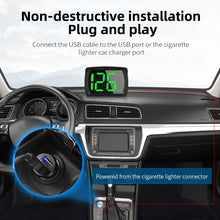 Load image into Gallery viewer, Car GPS HUD Head Up Display Digital Speedometer Speed Meter KMH/MPH for Car Truck Plug and Play Auto Part with Big Font
