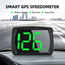 Load image into Gallery viewer, Car GPS HUD Head Up Display Digital Speedometer Speed Meter KMH/MPH for Car Truck Plug and Play Auto Part with Big Font
