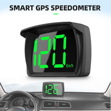 Load image into Gallery viewer, Car GPS HUD Head Up Display Digital Speedometer Speed Meter KMH/MPH for Car Truck Plug and Play Auto Part with Big Font
