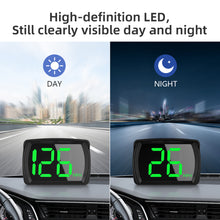 Load image into Gallery viewer, Car GPS HUD Head Up Display Digital Speedometer Speed Meter KMH/MPH for Car Truck Plug and Play Auto Part with Big Font
