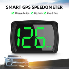 Load image into Gallery viewer, Car GPS HUD Head Up Display Digital Speedometer Speed Meter KMH/MPH for Car Truck Plug and Play Auto Part with Big Font

