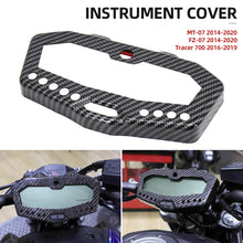 Load image into Gallery viewer, Carbon Fibre Motorcycle Instrument Surround Gauge Panel Cover For Yamaha MT07 FZ07 MT FZ 07 2014-2020 Tracer 700 2016-2019
