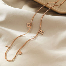Load image into Gallery viewer, Mini Letter Star Pendant Fashion Versatile Stainless Steel Simple Jewelry Collar Chain Women's Jewelry
