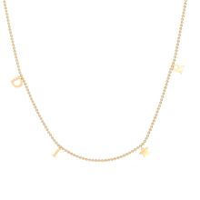 Load image into Gallery viewer, Mini Letter Star Pendant Fashion Versatile Stainless Steel Simple Jewelry Collar Chain Women's Jewelry
