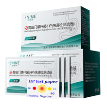 Load image into Gallery viewer, 1/10Pcs Helicobacter Pylori HP Test Paper for Stomach Pain and Gastritis Detection Reagent Oral Saliva Test Non Expiratory Card Test
