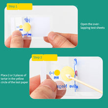 Load image into Gallery viewer, 1/10Pcs Helicobacter Pylori HP Test Paper for Stomach Pain and Gastritis Detection Reagent Oral Saliva Test Non Expiratory Card Test
