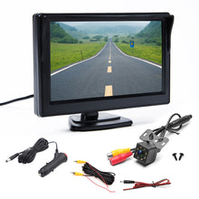 Load image into Gallery viewer, 5Inch Car Rear View Backup Camera LCD Monitor Night Vision Reverse Video Parking Reversing System with Rear View Camera
