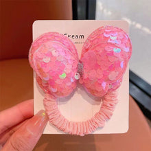 Load image into Gallery viewer, Three-dimensional Sequin Butterfly Children Hair Rope Cute Multicolored Highly Elastic Hair Band Hair Accessory
