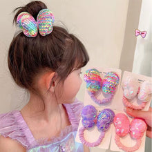 Load image into Gallery viewer, Three-dimensional Sequin Butterfly Children Hair Rope Cute Multicolored Highly Elastic Hair Band Hair Accessory
