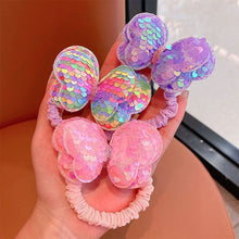 Load image into Gallery viewer, Three-dimensional Sequin Butterfly Children Hair Rope Cute Multicolored Highly Elastic Hair Band Hair Accessory
