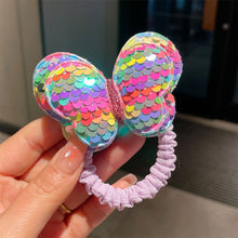 Load image into Gallery viewer, Three-dimensional Sequin Butterfly Children Hair Rope Cute Multicolored Highly Elastic Hair Band Hair Accessory

