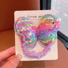 Load image into Gallery viewer, Three-dimensional Sequin Butterfly Children Hair Rope Cute Multicolored Highly Elastic Hair Band Hair Accessory
